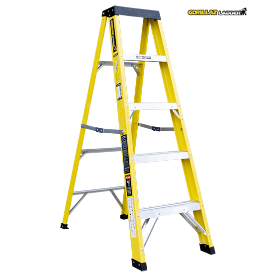 ESCALERA FIBRA TIJERA SIMPLE 1.53m GFTS5-II GORILLAZ 102KG - imagen 2