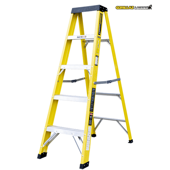 ESCALERA FIBRA TIJERA SIMPLE 1.53m GFTS5-II GORILLAZ 102KG - imagen 3