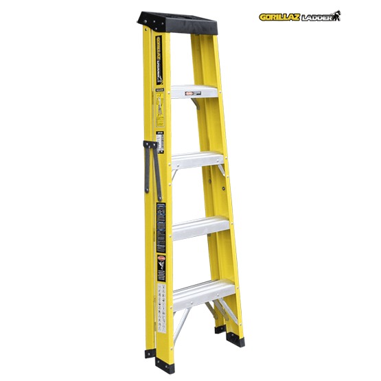 ESCALERA FIBRA TIJERA SIMPLE 1.53m GFTS5-II GORILLAZ 102KG - imagen 4
