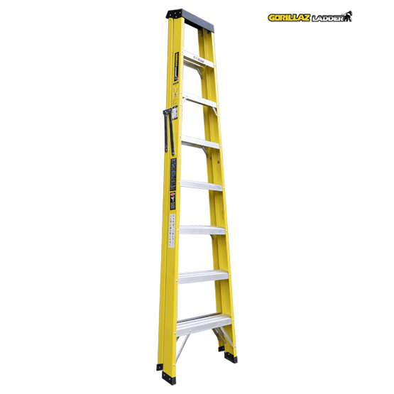ESCALERA FIBRA TIJERA SIMPLE 2.44m GFTS8-II GORILLAZ 102KG - imagen 4