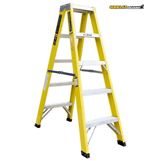 ESCALERA FIBRA TIJERA DOBLE 1.53m GFTD5-II GORILLAZ 102KG - imagen 2
