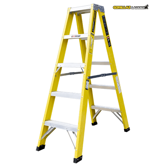 ESCALERA FIBRA TIJERA DOBLE 1.53m GFTD5-II GORILLAZ 102KG - imagen 3