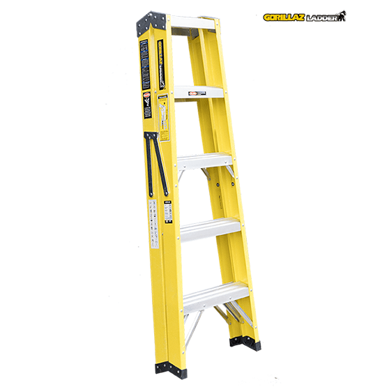 ESCALERA FIBRA TIJERA DOBLE 1.53m GFTD5-II GORILLAZ 102KG - imagen 4