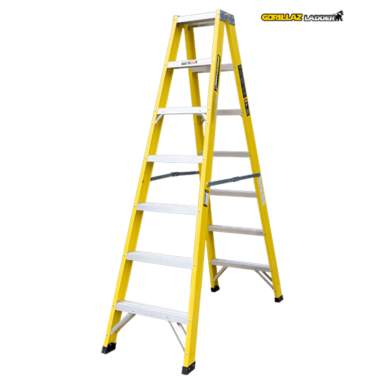 ESCALERA FIBRA TIJERA DOBLE 2.13m GFTD7-II GORILLAZ 102KG - imagen 3
