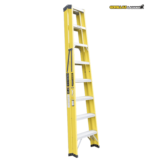 ESCALERA FIBRA TIJERA DOBLE 2.44m GFTD8-II GORILLAZ 102KG - imagen 4