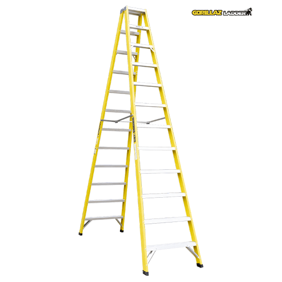 ESCALERA FIBRA TIJERA DOBLE 3.66m GFTD12-II GORILLAZ 102KG - imagen 2