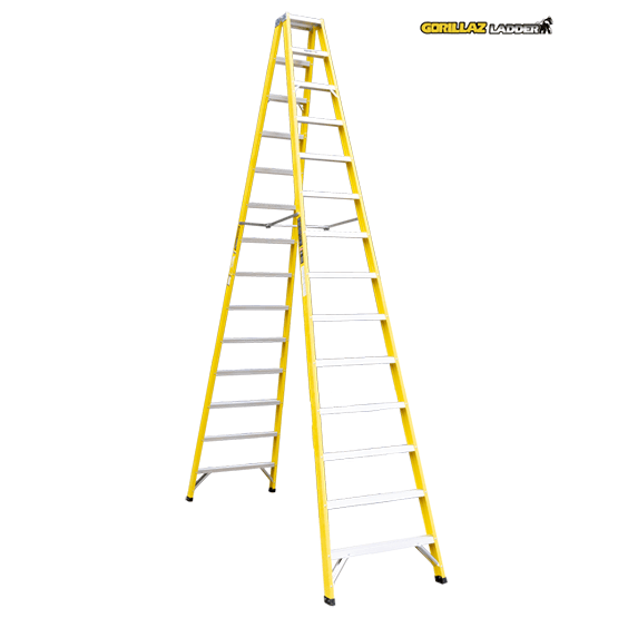 ESCALERA FIBRA TIJERA DOBLE 4.27m GFTD14-IA GORILLAZ 150KG - imagen 2