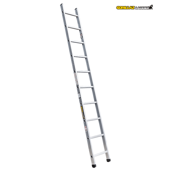 ESCALERA ALUMINIO DE APOYO 2.85m GAA10-IA GORILLAZ 150KG - imagen 2