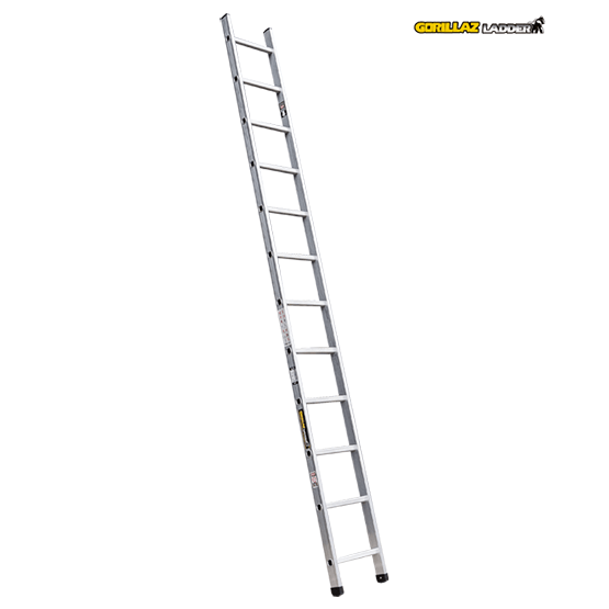ESCALERA ALUMINIO DE APOYO 3.41m GAA12-IA GORILLAZ 150KG - imagen 2