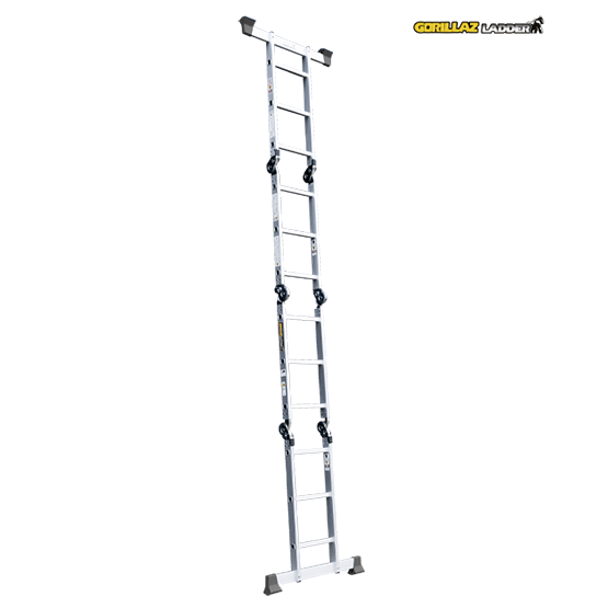 ESCALERA ALUMINIO MULTIPROPOSITO GAM12-IA+P GORILLAZ 150KG - imagen 4