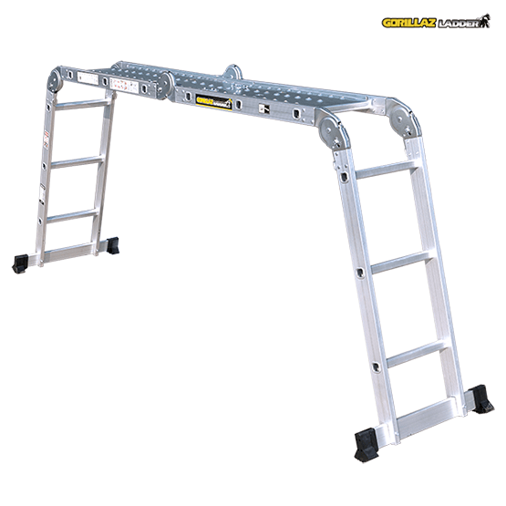 ESCALERA ALUMINIO MULTIPROPOSITO GAM12-IA+P GORILLAZ 150KG - imagen 7