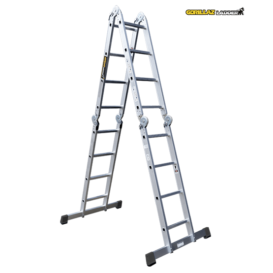 ESCALERA ALUMINIO MULTIPROPOSITO GAM16-IA+P GORILLAZ 150KG - imagen 3