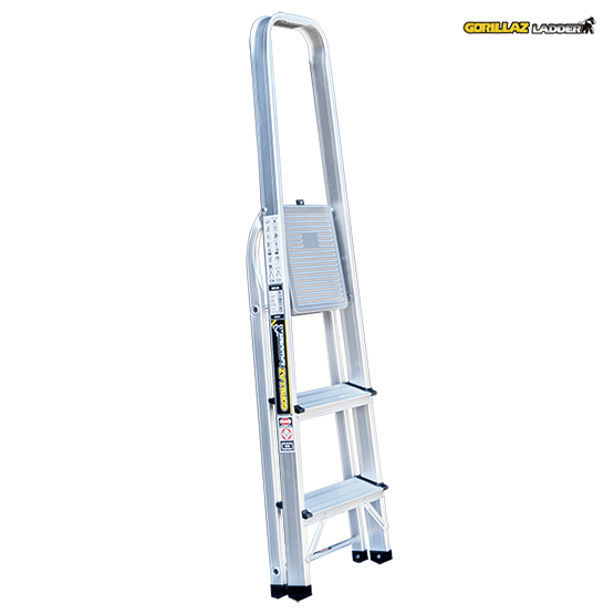 ESCALERA ALUMINIO BANQUETA 0.62m GAB3-IA GORILLAZ 150KG - imagen 4