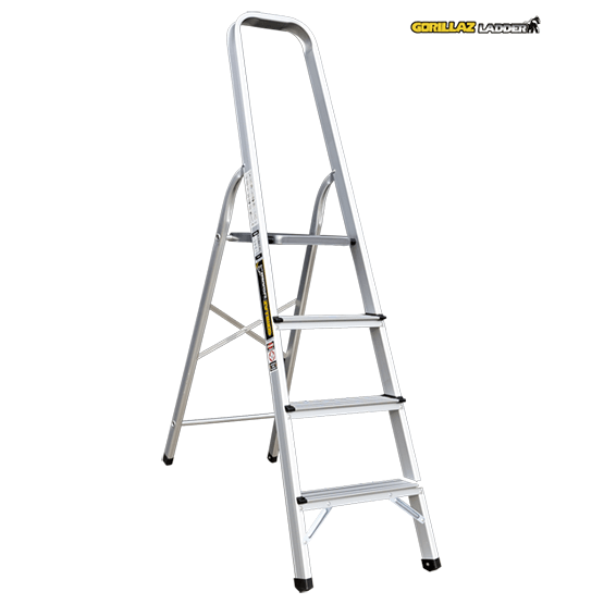 ESCALERA ALUMINIO BANQUETA 0.84m GAB4-IA GORILLAZ 150KG - imagen 2