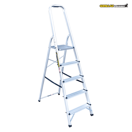 ESCALERA ALUMINIO BANQUETA 1.06m GAB5-IA GORILLAZ 150KG - imagen 2