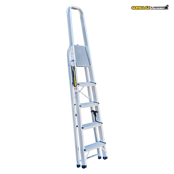 ESCALERA ALUMINIO BANQUETA 1.06m GAB5-IA GORILLAZ 150KG - imagen 4