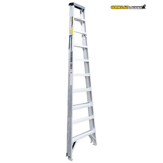 ESCALERA ALUMINIO TIJERA SIMPLE 3.05m GORILLAZ 150kg - imagen 4