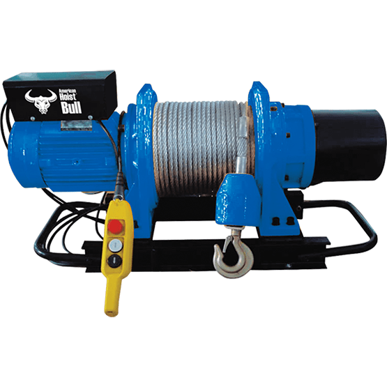 WINCHE ELECTRICO 1T WPS1 18m/min 11.5mmx60mts 3kw AMERICAN BULL - imagen 1