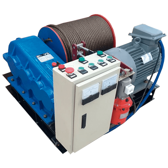 WINCHE ELÉCTRICO 5T WGR5 30m/min 21.5mmx300mts 30Kw AMERICAN BULL