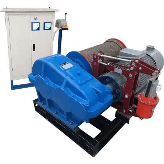 WINCHE ELÉCTRICO 5T WGR5V 0-30m/min variable 21.5mmx300mts 30Kw AMERICAN BULL