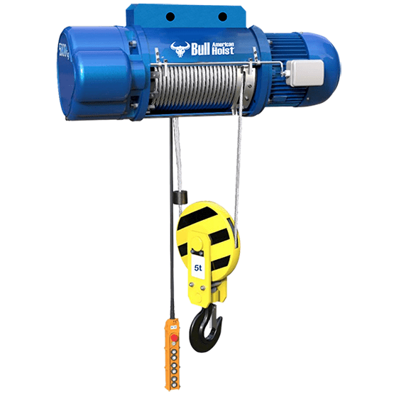 POLIPASTO P/SUSPENSIÓN 1T HS01 18mts 9.6m/min 1.5Kw AMERICAN BULL - imagen 1