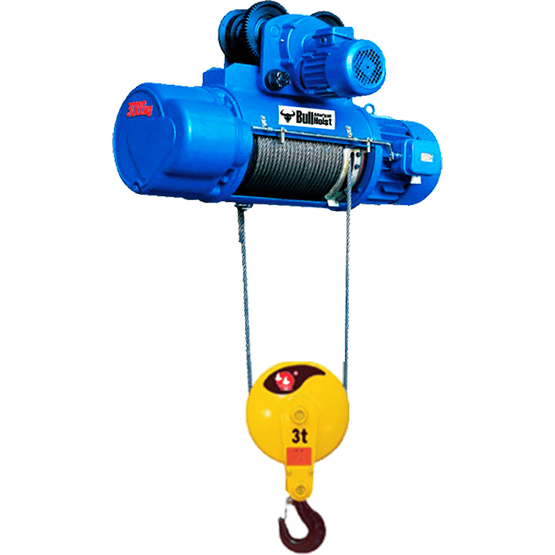POLIPASTO C/TROLLEY 2T HS02+TS02 9mts 9.6m/min - 12m/min 3+0.4kw AMERICAN BULL - imagen 1