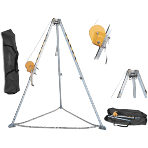 TRIPODE ALUMINIO PARA RECATE + WINCHE MANUAL