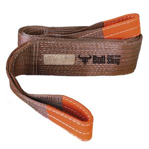ESLINGA DE POLIÉSTER MARRÓN 6"X5mtsX8.4TX2CAPAS FS 5:1 ASME B30.9 (NORMATIVA EEUU) AMERICAN BULL