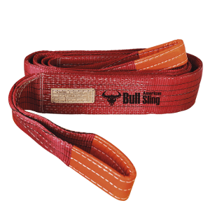 ESLINGA DE POLIÉSTER ROJO 150mm(5")X6mtsX5TX2CAPAS FS 7:1 EN 1492-1 (NORMATIVA EUROPEA) AMERICAN BULL
